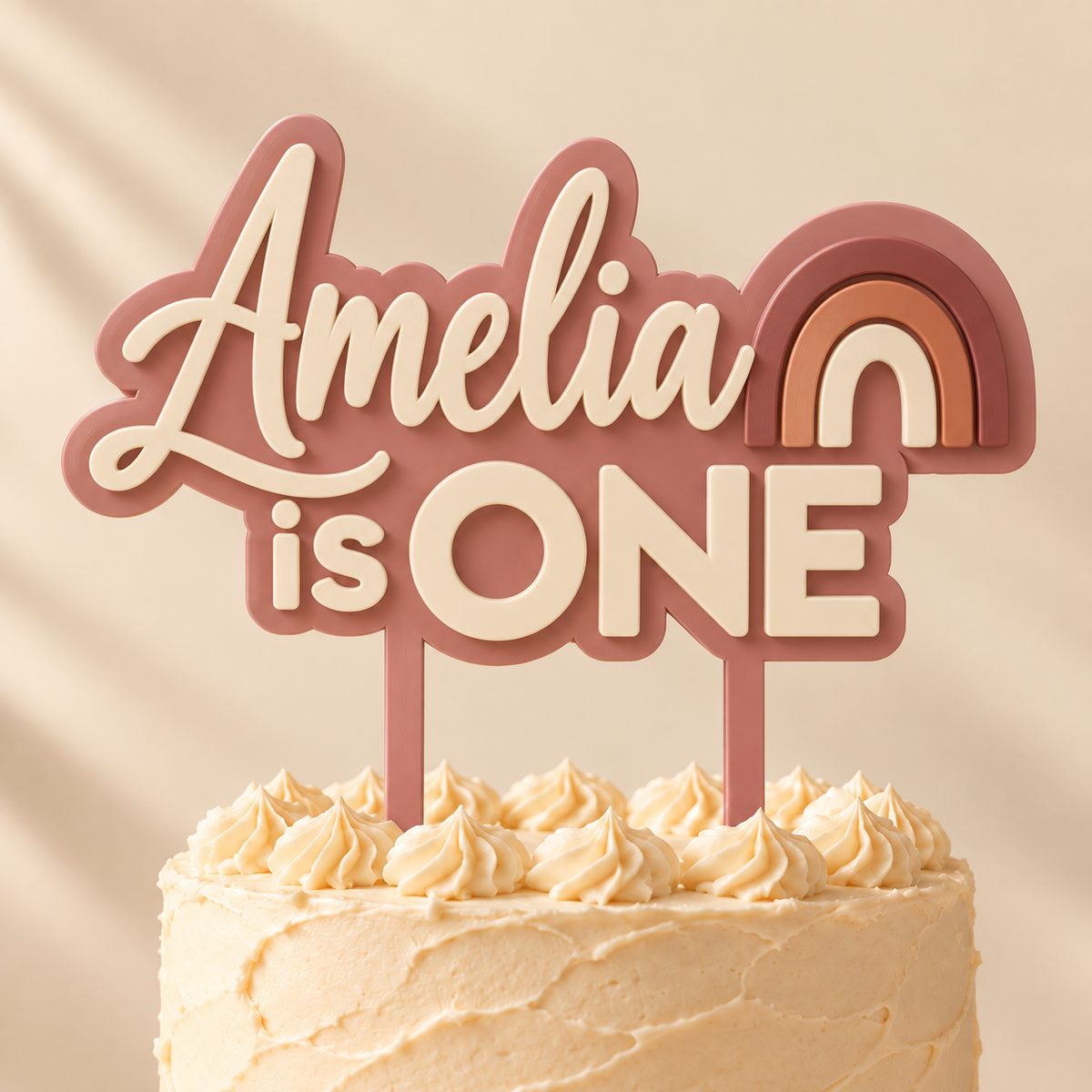 Custom Name Cake Topper