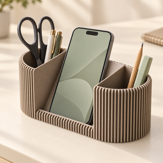Phone Holder + Desk Organizer